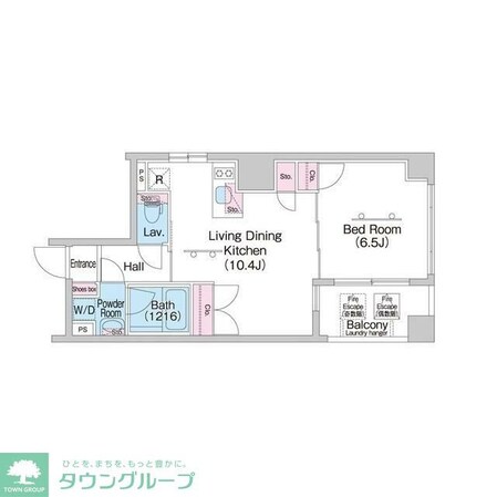 コンフォリア浅草駒形の物件間取画像
